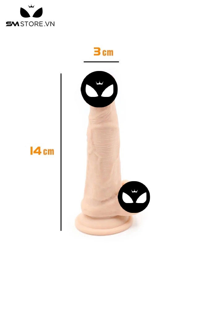 SMT115 - Bán dương vật giả gắn tường dài 14 17 19 cm
