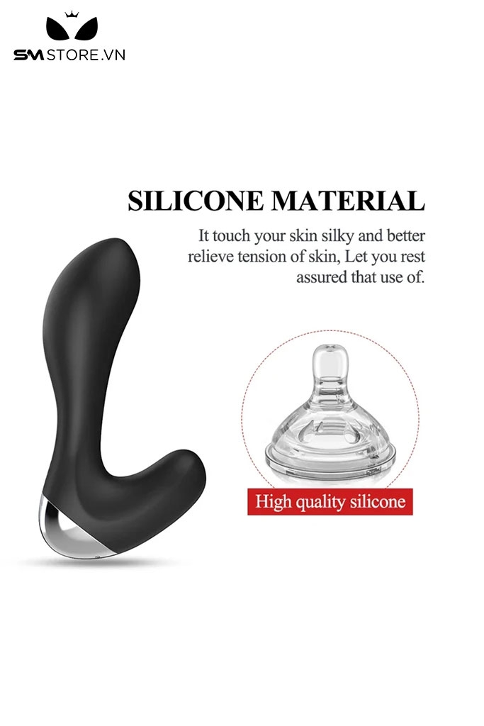 SMT1463 - Butt plug hậu môn điều khiển từ xa có 7 chế độ rung