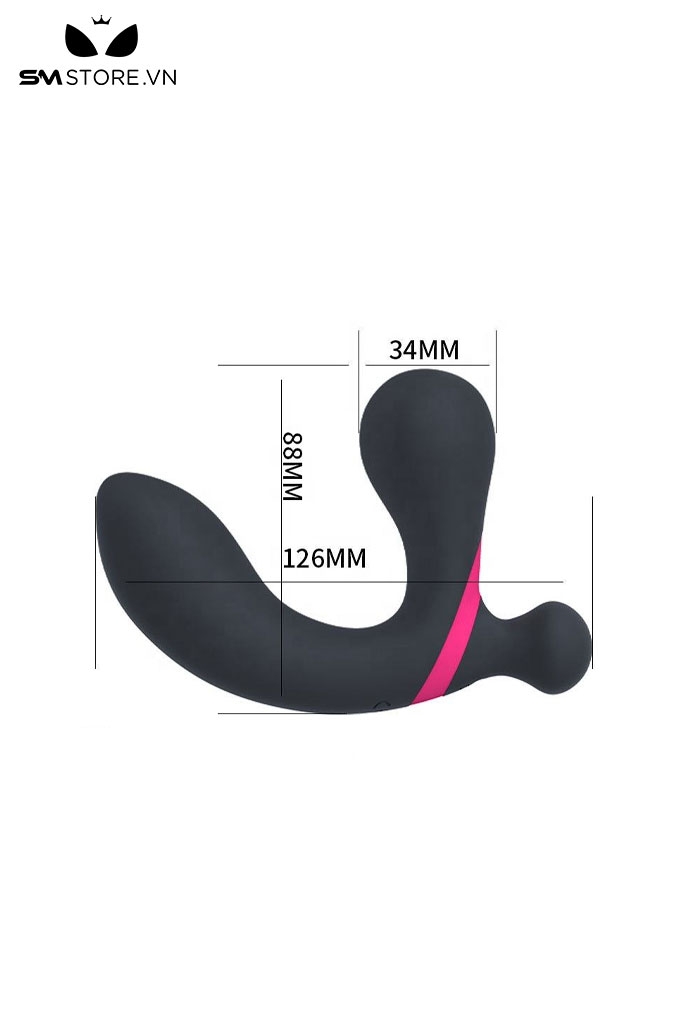 SMT1858 - Máy rung silicon 2 nhánh điều khiển từ xa dài 12.6cm