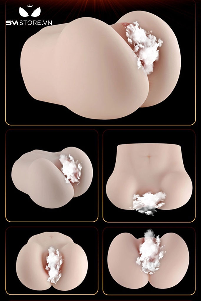 SMT1902 - Mông giả có âm đạo và hậu môn bằng silicon mềm