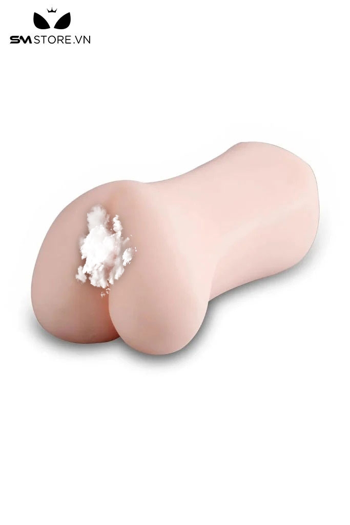 SMT1951 - Âm đạo giả 2 đầu có hậu môn dài 12.5cm bằng silicon mềm