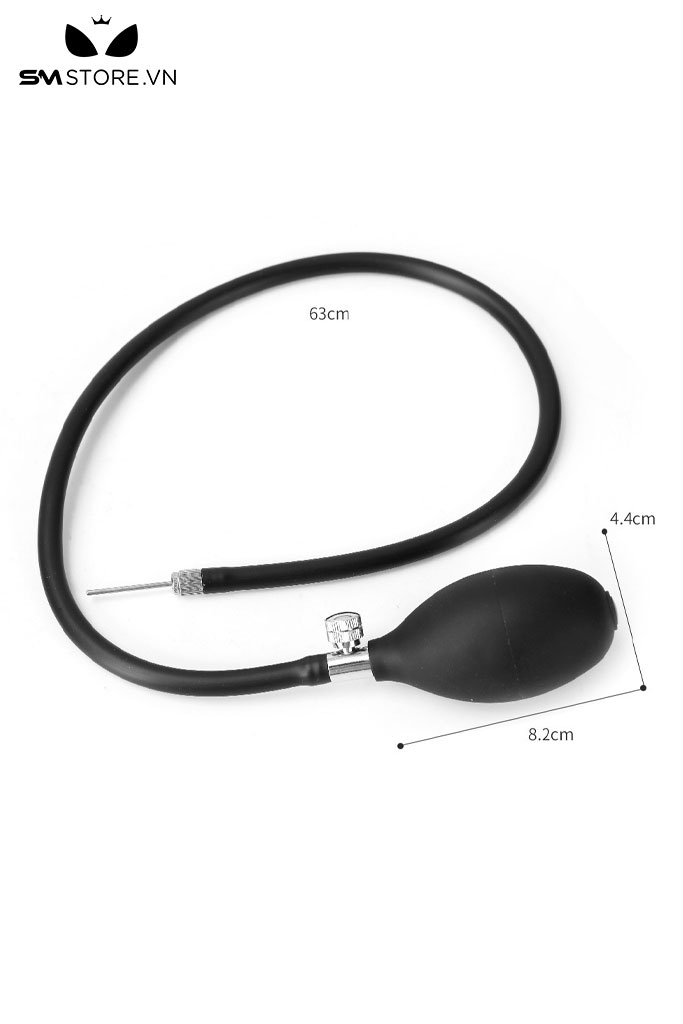 SMT3052 - Anal pump silicon bơm tay có đế hít tường dài 10.7cm