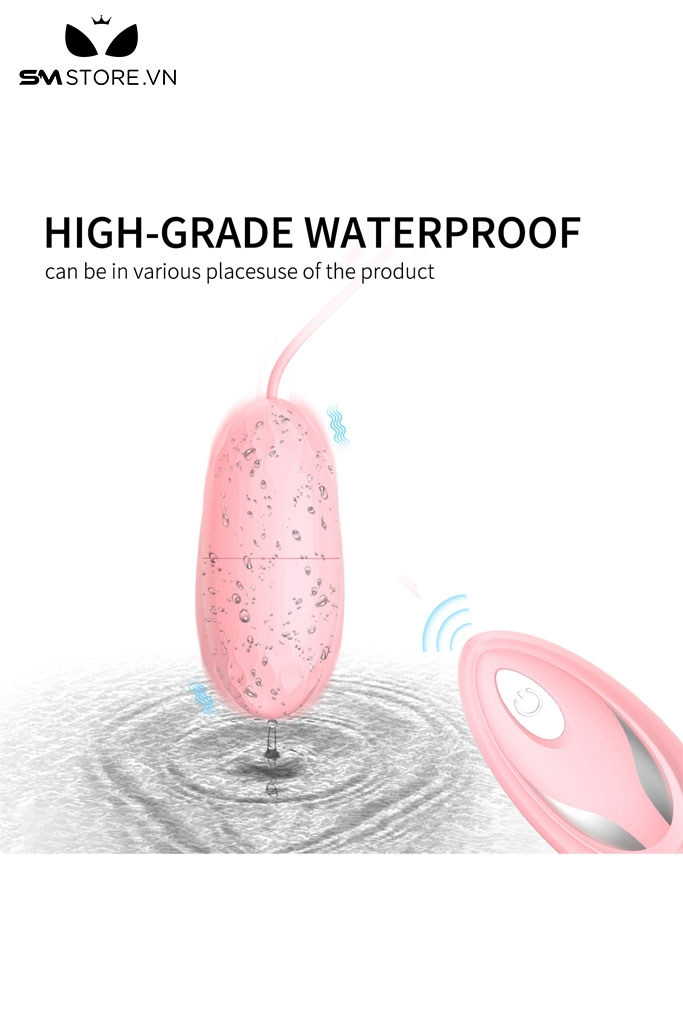 SMT3063 - Trứng rung tình yêu mini điều khiển có dây và 10 tần số rung