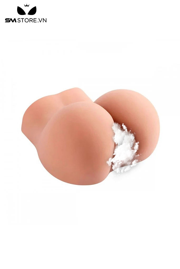 SMT2089 - Mông giả nguyên khối có 2 lỗ âm đạo và hậu môn dài 16.5cm