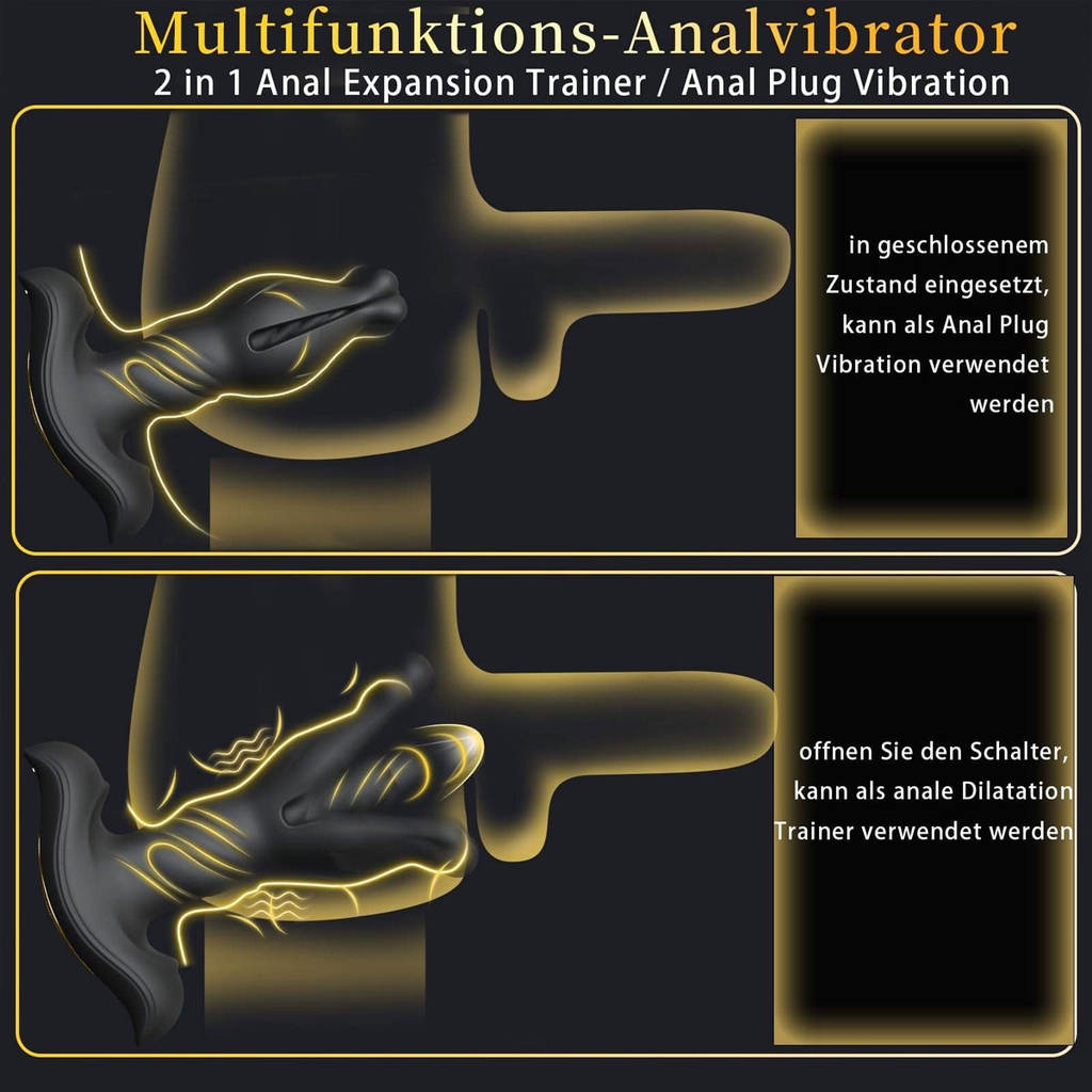 SMT2965 - Máy rung hậu môn hình bông hoa và 9 chế độ thụt