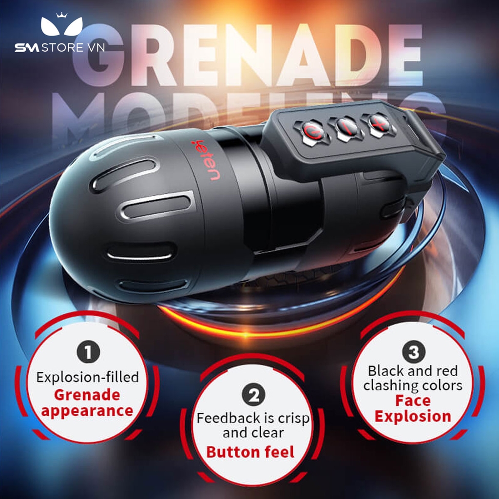 SMT2972 - Cốc thủ dâm tự động Leten rung thụt điều khiển qua APP