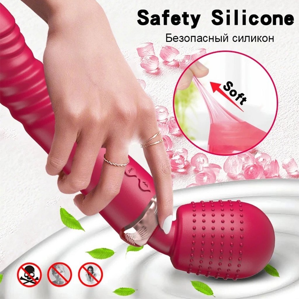 SMT2976 - Chày rung tình yêu có gai và 5 tần số thụt dài 275mm