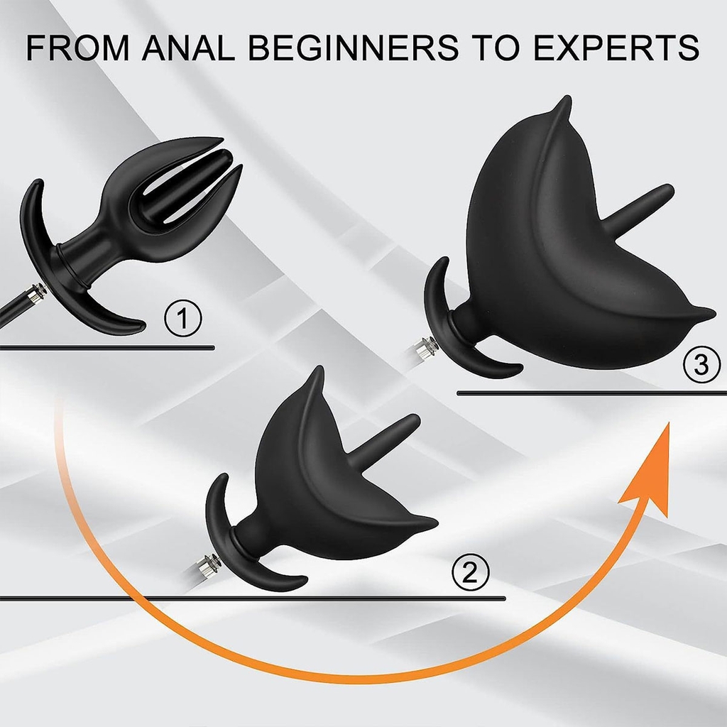 SMT2991 - Anal pumps hình bông hoa bơm tay và có van khóa