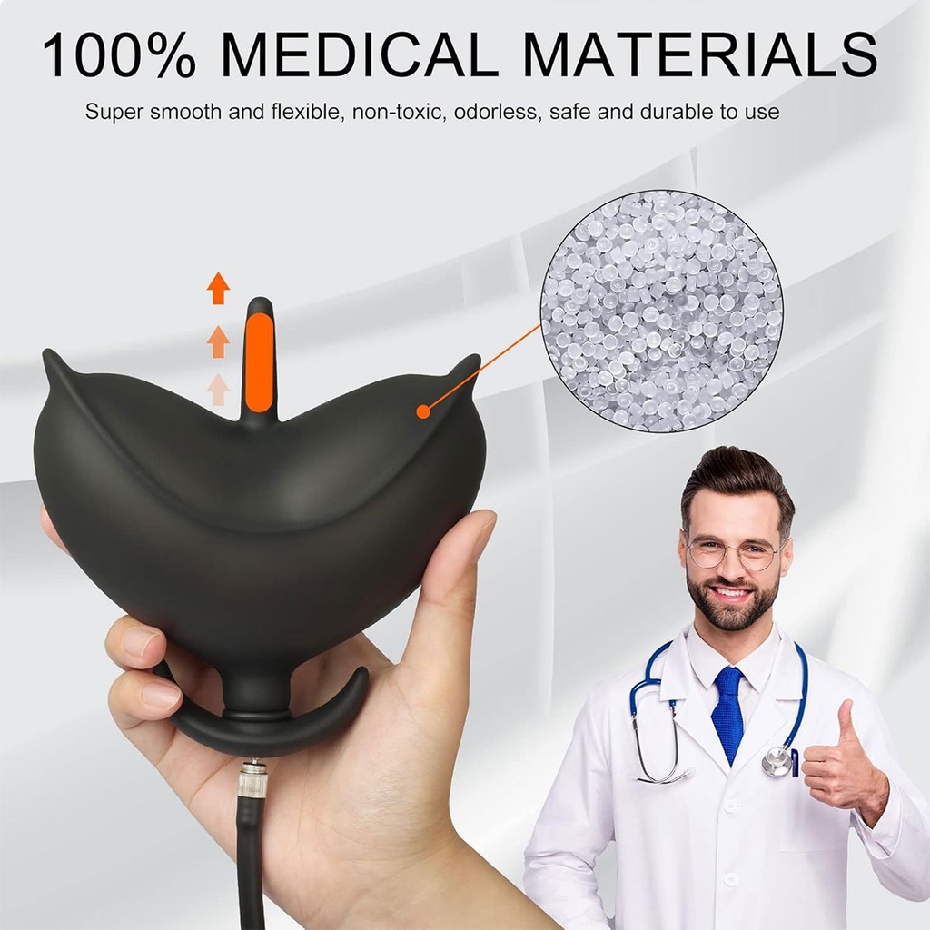 SMT2991 - Anal pumps hình bông hoa bơm tay và có van khóa