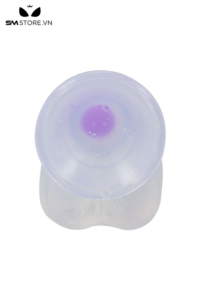 SMT2993 - Cu giả silicon dính tường 7 sắc cầu vồng dài 19cm