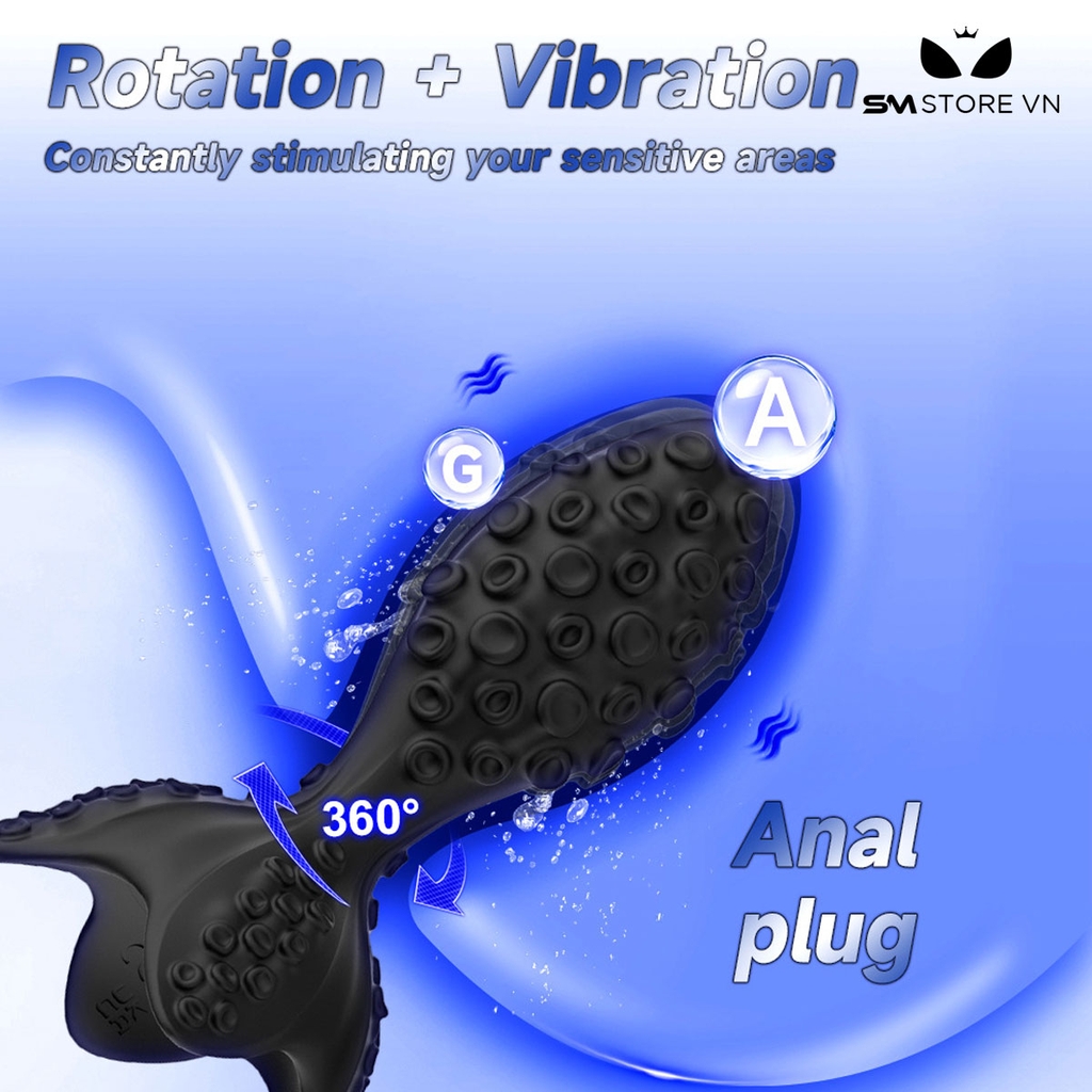 SMT2995 - Máy rung hậu môn có xúc tu bạch tuộc điều khiển xa