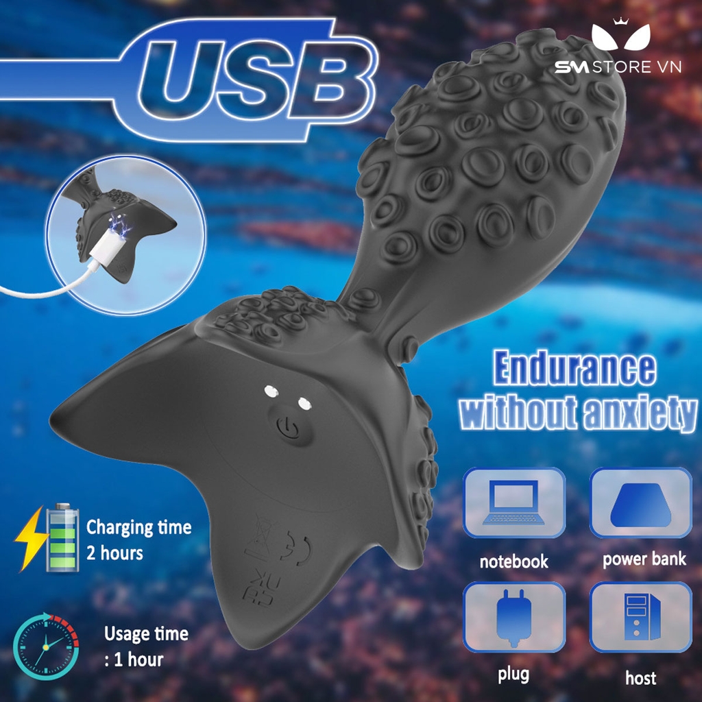 SMT2995 - Máy rung hậu môn có xúc tu bạch tuộc điều khiển xa