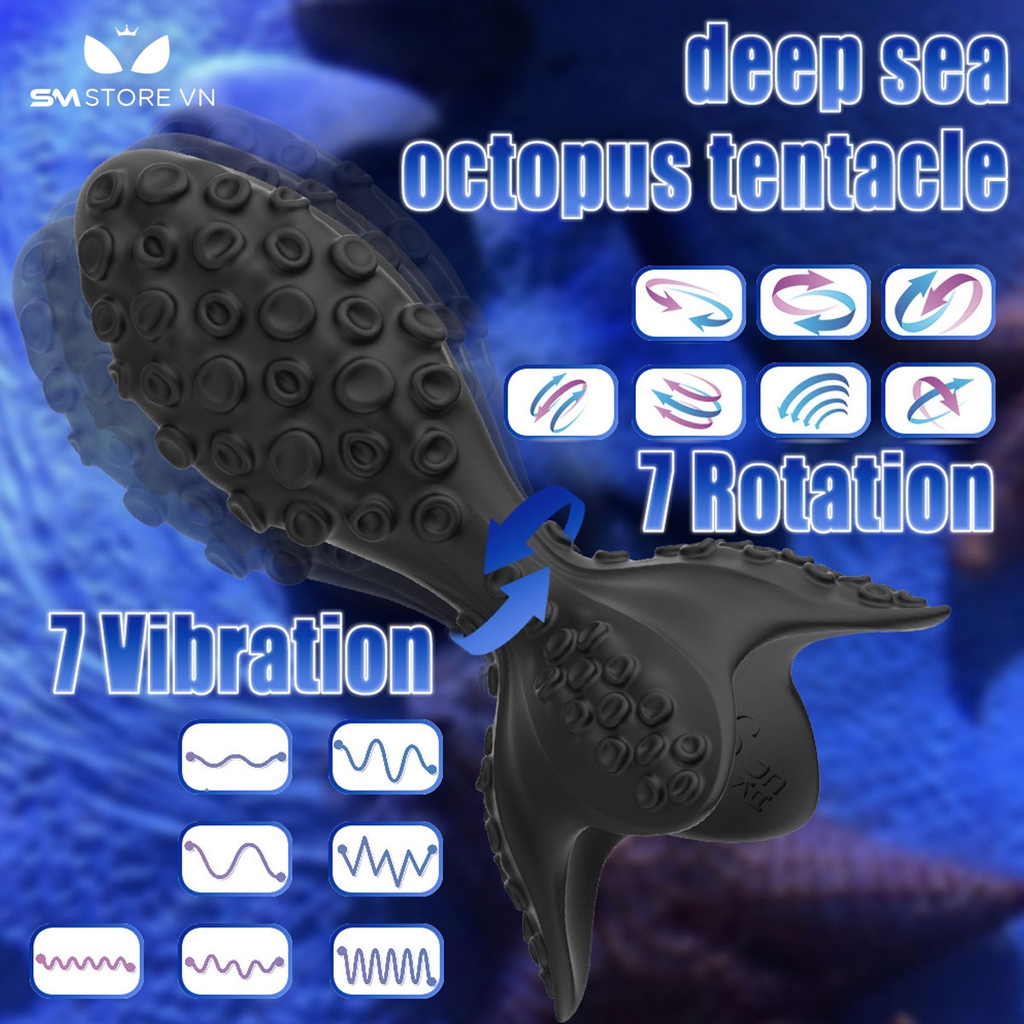 SMT2995 - Máy rung hậu môn có xúc tu bạch tuộc điều khiển xa