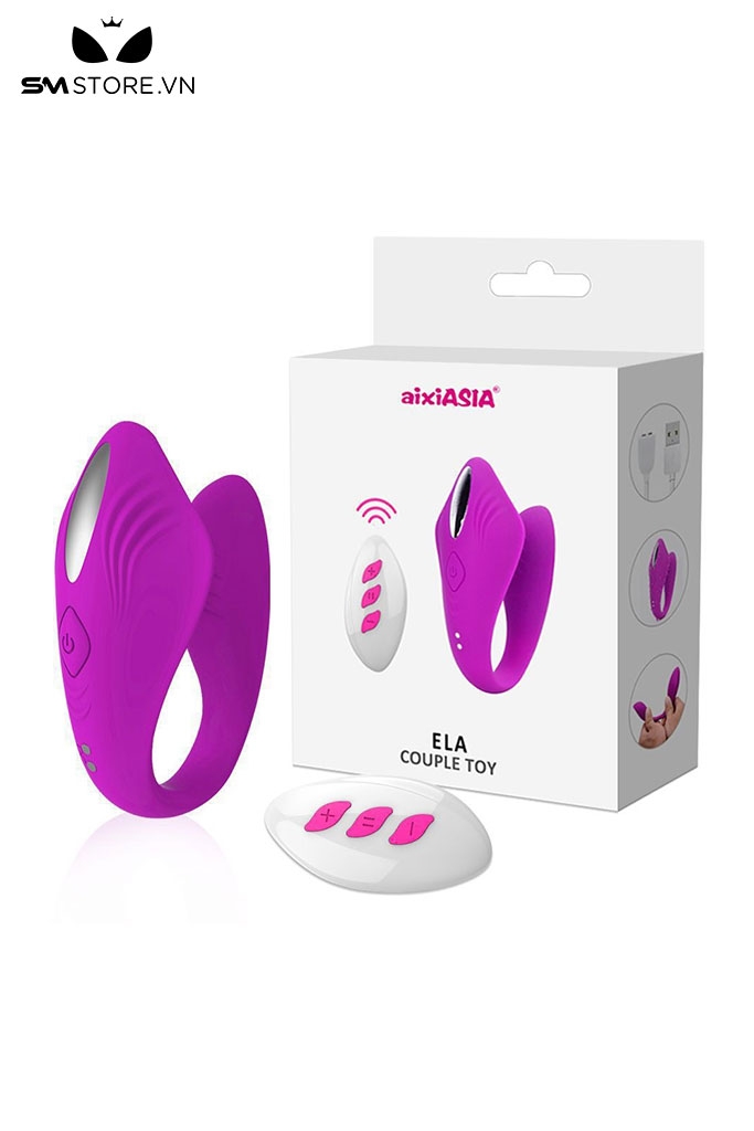 SMT3003 - Trứng rung 2 đầu điều khiển từ xa sạc điện dài 92mm