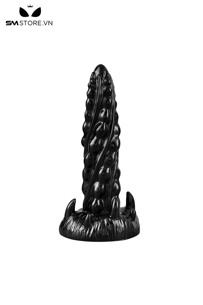 SMT3016 - Phích cắm hậu môn có bi tròn quanh và đế gai dài 20cm