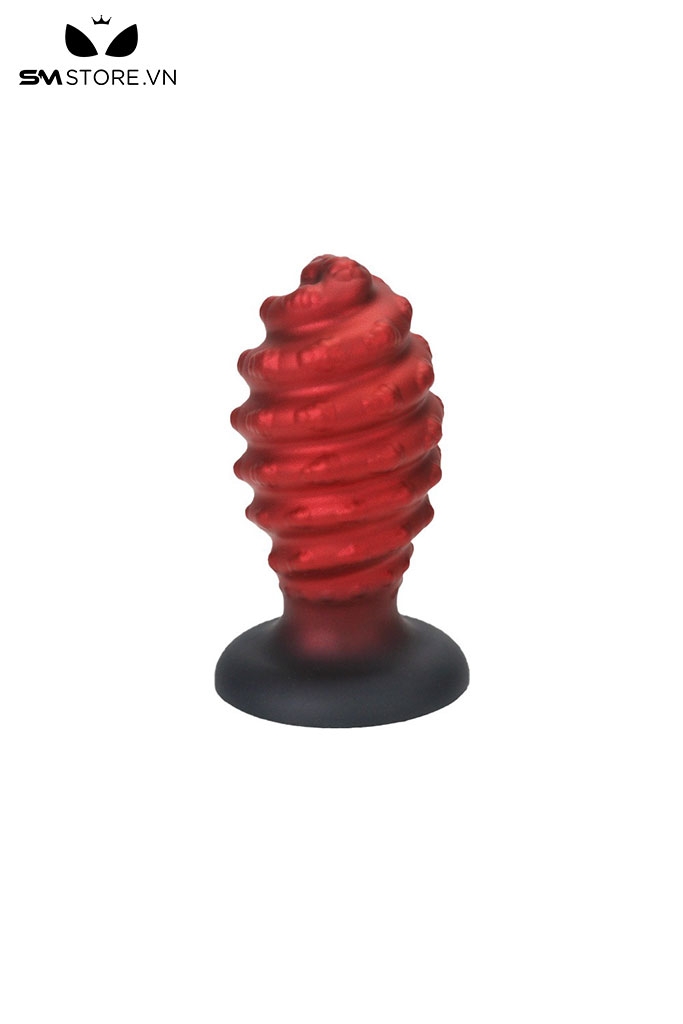 SMT3018 - Anal huge thiết kế xoắn ốc đế hít tường silicon mềm bẻ cong
