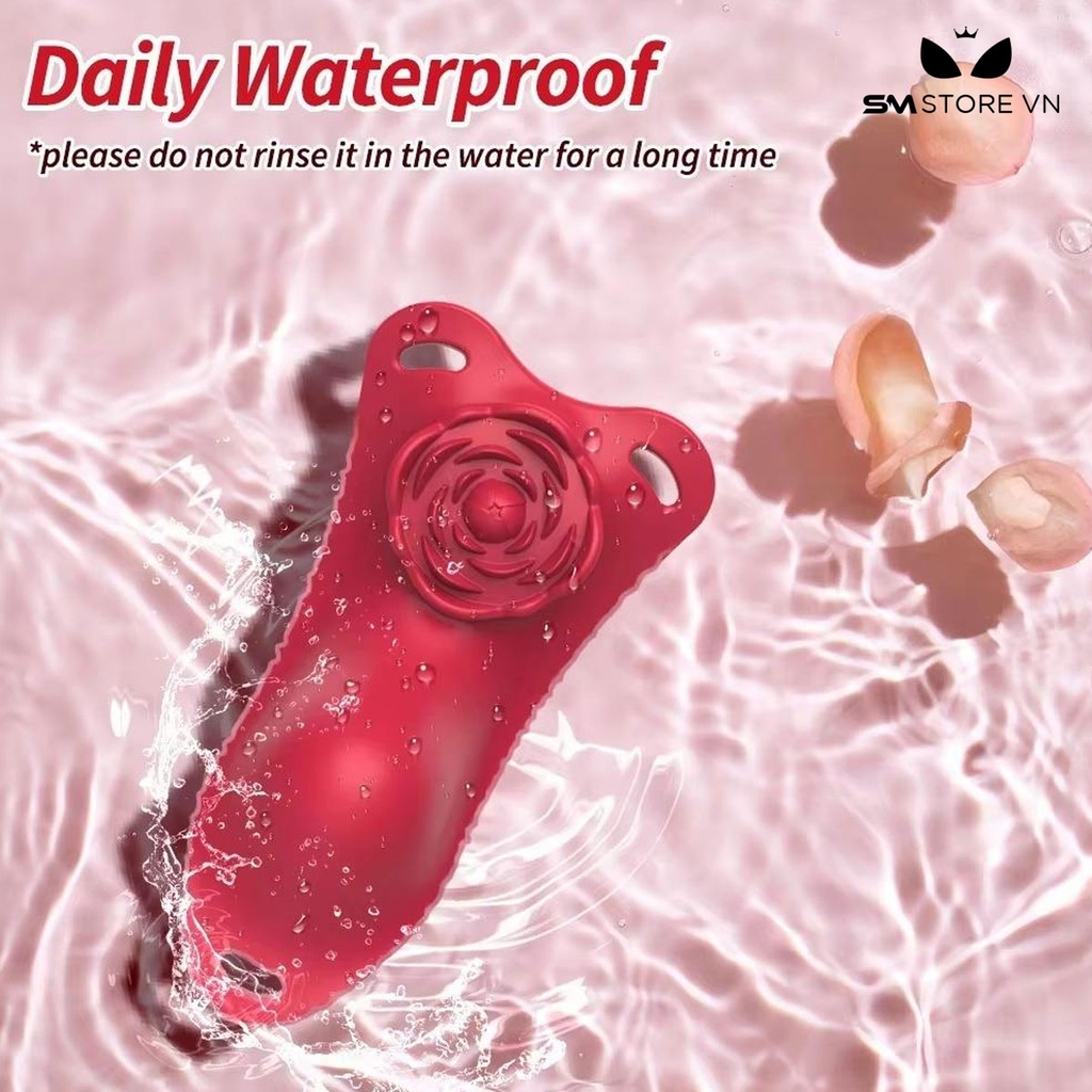 SMT3035 - Máy rung hoa hồng điều khiển từ xa có 10 tần số dài 89mm