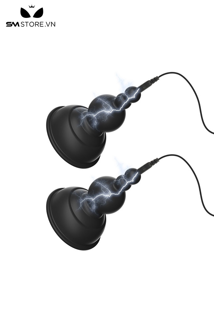 SMT3039 - Hút núm vú silicon sốc điện dài 90mm với đáy tròn nhô cao