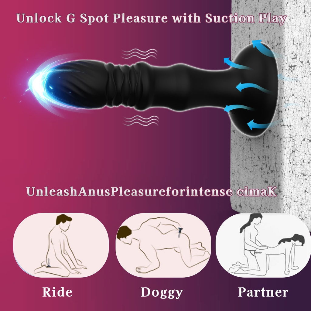 SMT3049 - Máy rung hậu môn điều khiển qua APP có 9 chế độ dài 144mm