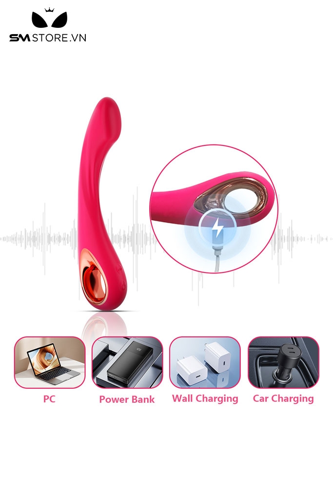 SMT3053 - Dương vật giả rung cầm tay có 10 chế độ dài 21.8cm