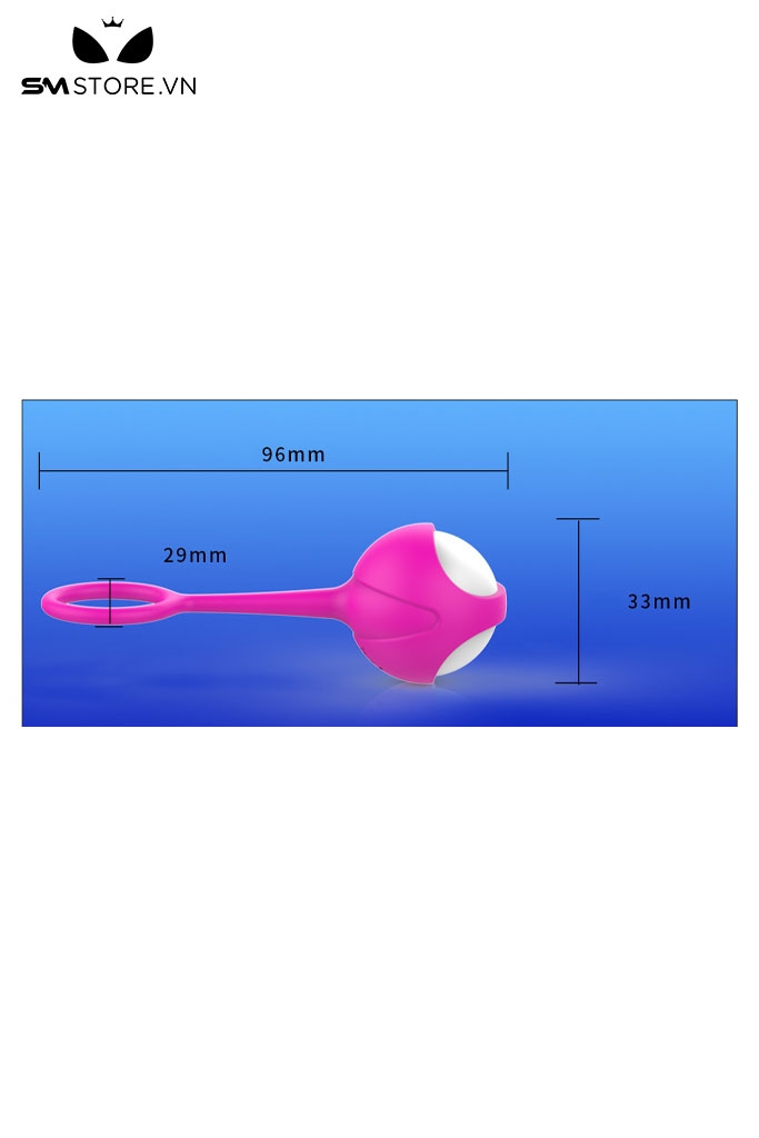 SMT3061 - Bóng tập kegel 1 hạt chất liệu silicon co giãn có thể tháo rời