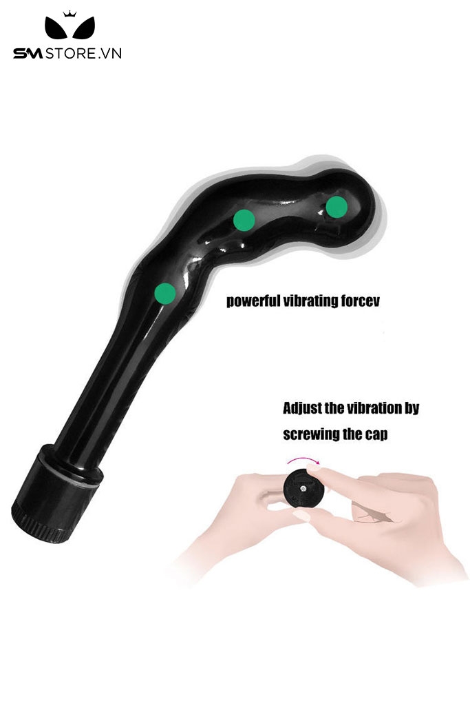 SMT3069 - Máy rung đầu dương vật dạng thanh cong có 10 tần số