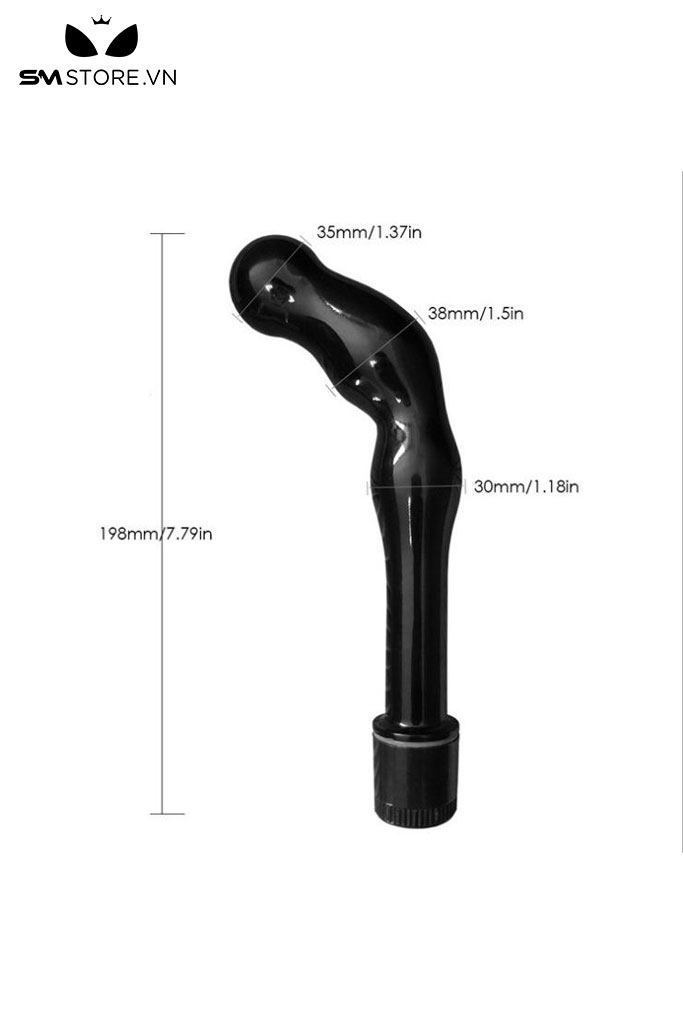 SMT3069 - Máy rung đầu dương vật dạng thanh cong có 10 tần số