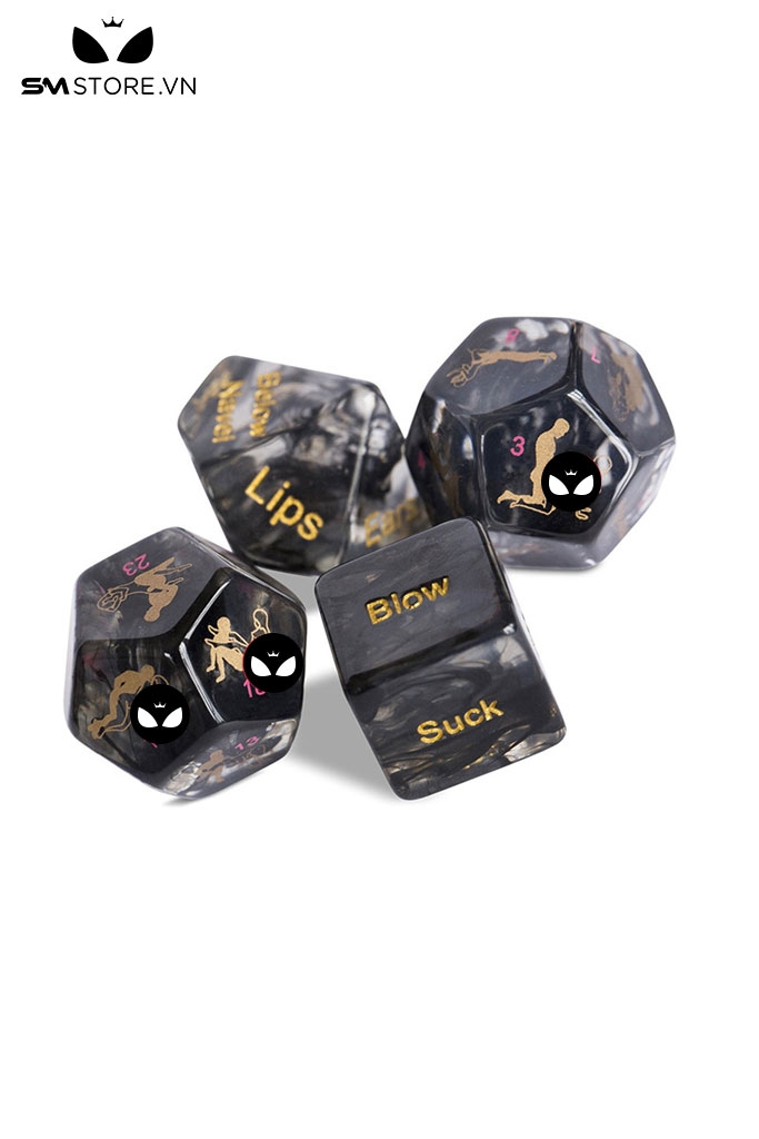 SMT3072 - Bộ 4 xúc sắc tình yêu hình các loại tư thế và chữ cơ thể