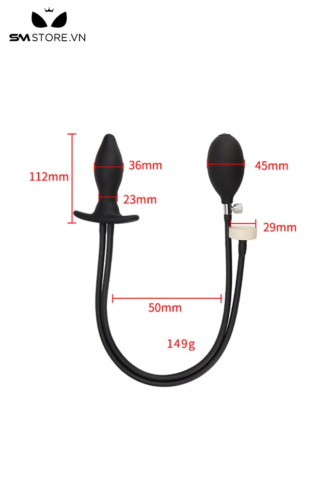 SMT3079 - Đồ chơi hậu môn anal pump có lỗ hở bơm nước dài 8cm