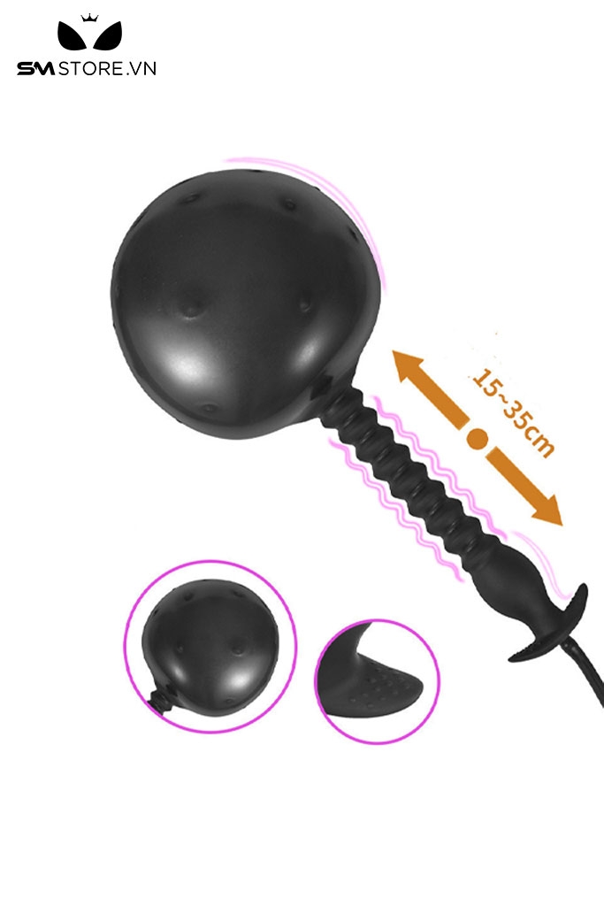 SMT3090 - Anal pump thiết kế hình lò xo với phần đầu có gai dài 50mm