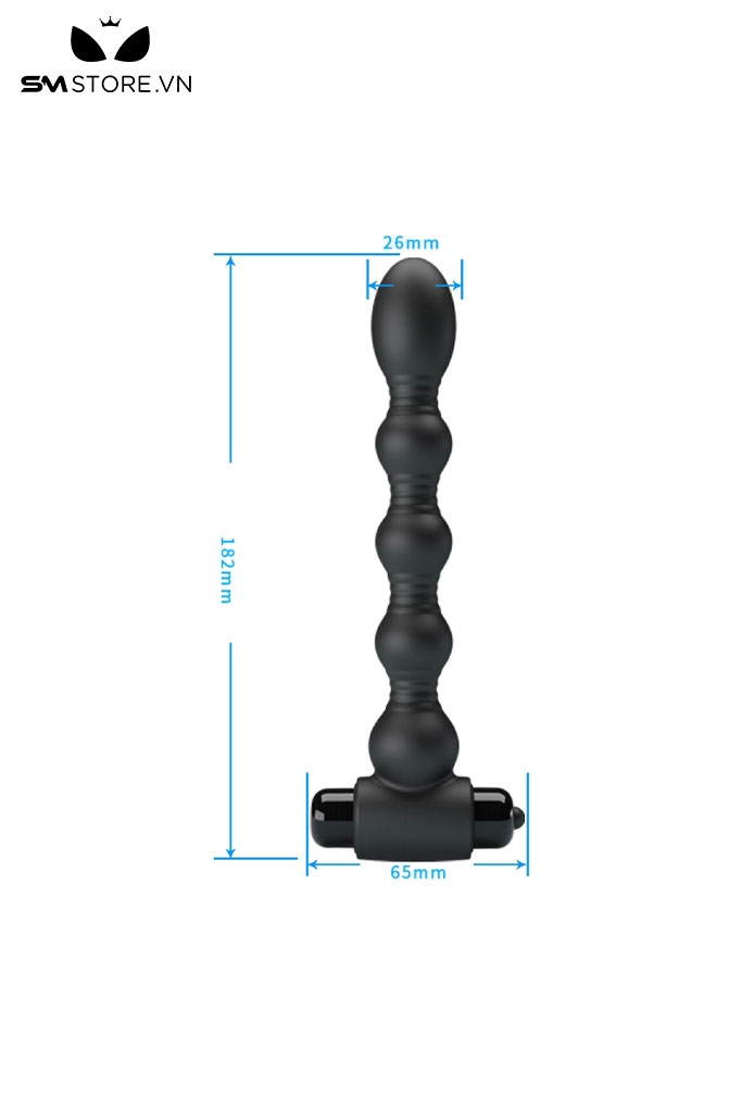 SMT3091 - Máy rung hậu môn Mr Play cao cấp chất liệu silicon dài 183mm