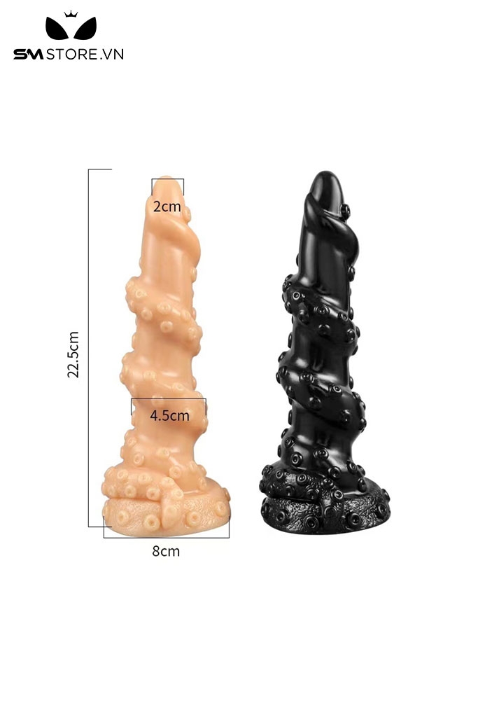 SMT3093 - Đồ chơi hậu môn xúc tu bạch tuộc silicon mềm dài 22,5cm