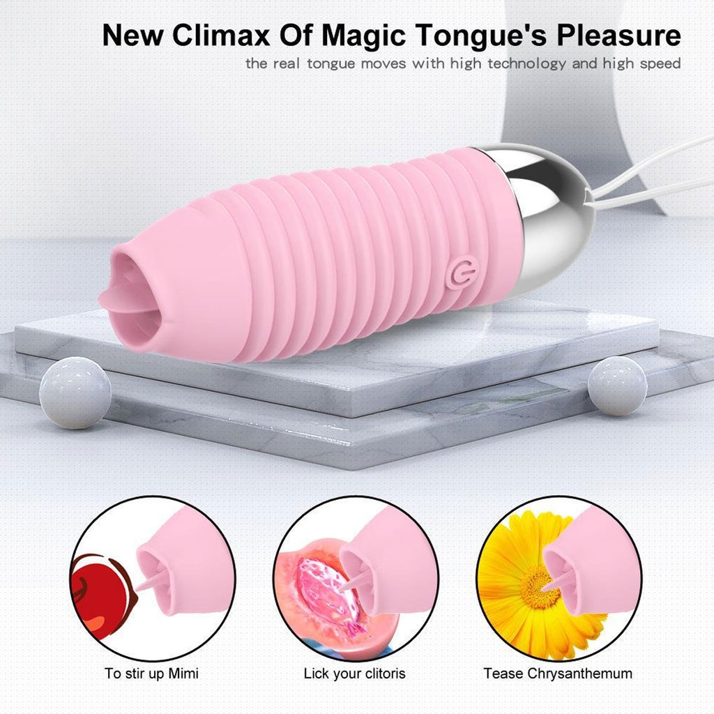 SMT3095 - Trứng rung tình yêu không dây có lưỡi liếm điều khiển từ xa