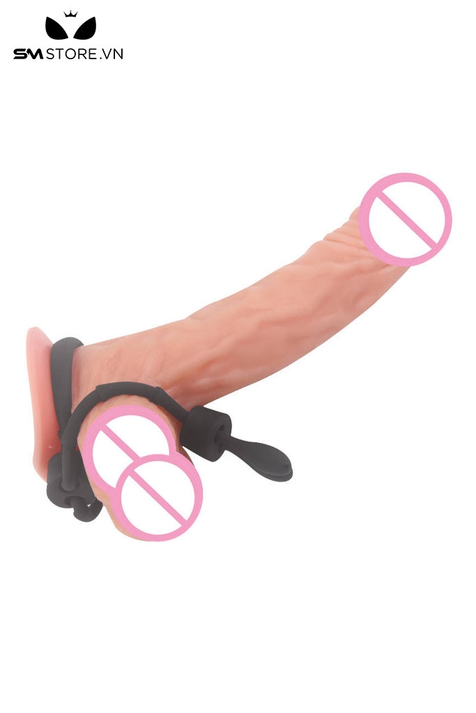 SMT3096 - Vòng đeo tinh hoàn có nấc điều chỉnh chất liệu silicon dài 19cm