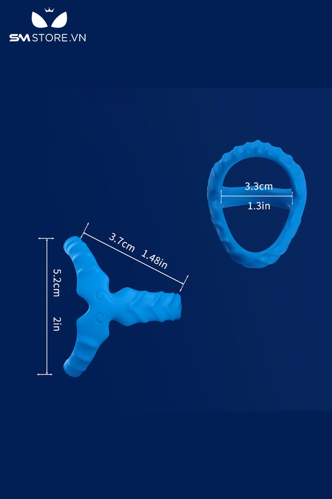 SMT3097 - Vòng cao su đeo gốc dương vật chống xuất tinh sớm dài 5,2cm