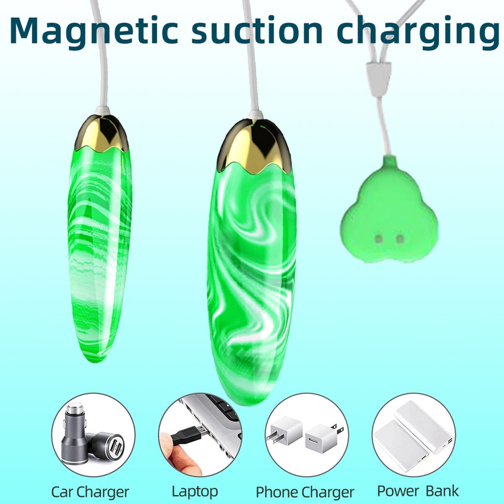 SMT3105 - Trứng rung tình yêu 2 đầu có dây và 10 chế độ sạc điện