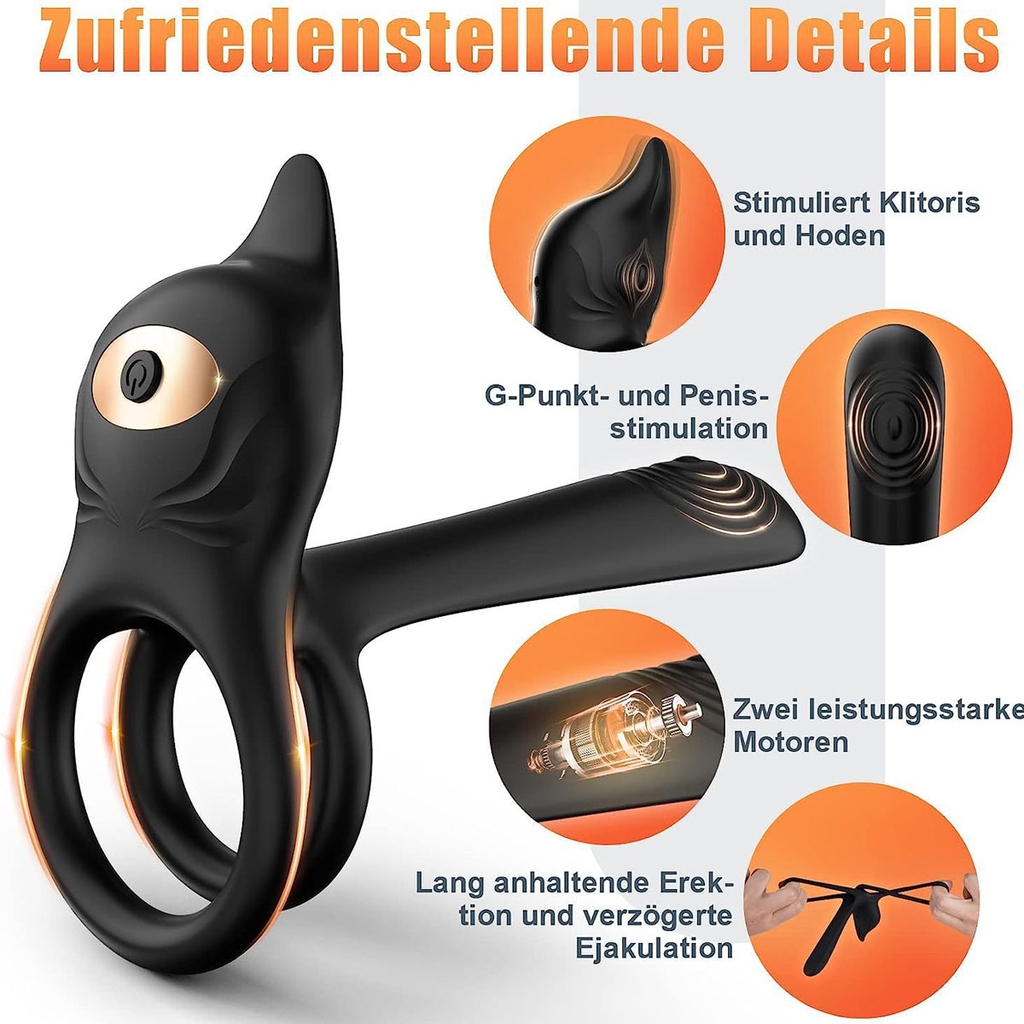 SMT3114 - Vòng rung đeo gốc dương vật điều khiển từ xa dài 14cm