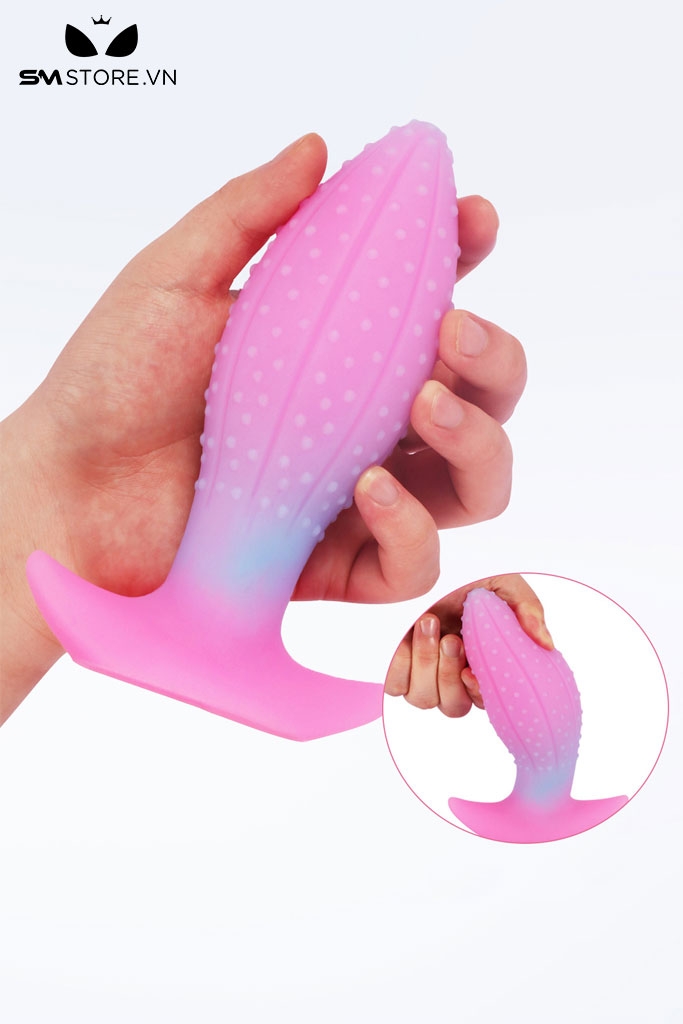 SMT3116 - Butt plug hậu mônphát quang có gai bao quanh và 4 size