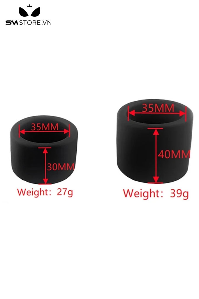 SMT3118 - Vòng đeo tinh hoàn sốc điện bằng silicon đường kính 35mm