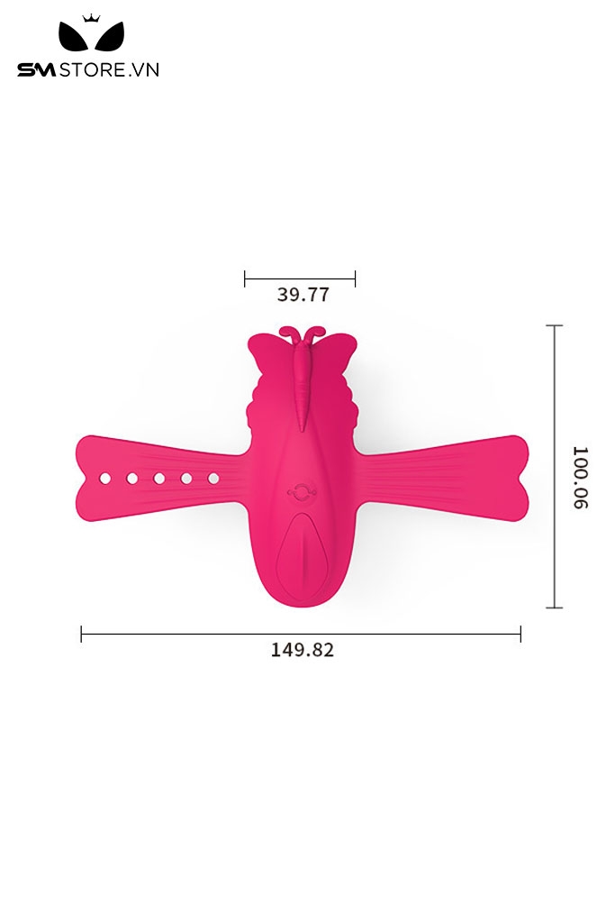 SMT3127 - Quần lót rung có nấc gài ngụy trang con bướm điều khiển từ xa