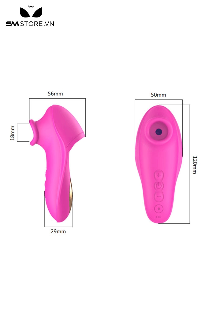SMT3141 - Máy hút âm đạo cầm tay sạc điện và 10 tần số dài 12cm