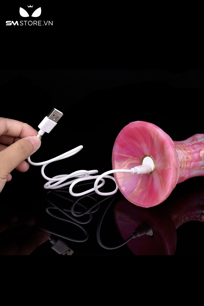 SMT3149 - Dương vật giả monster có rung điều khiển từ xa dài 20.4cm