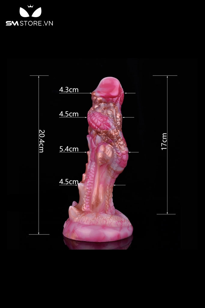 SMT3149 - Dương vật giả monster có rung điều khiển từ xa dài 20.4cm