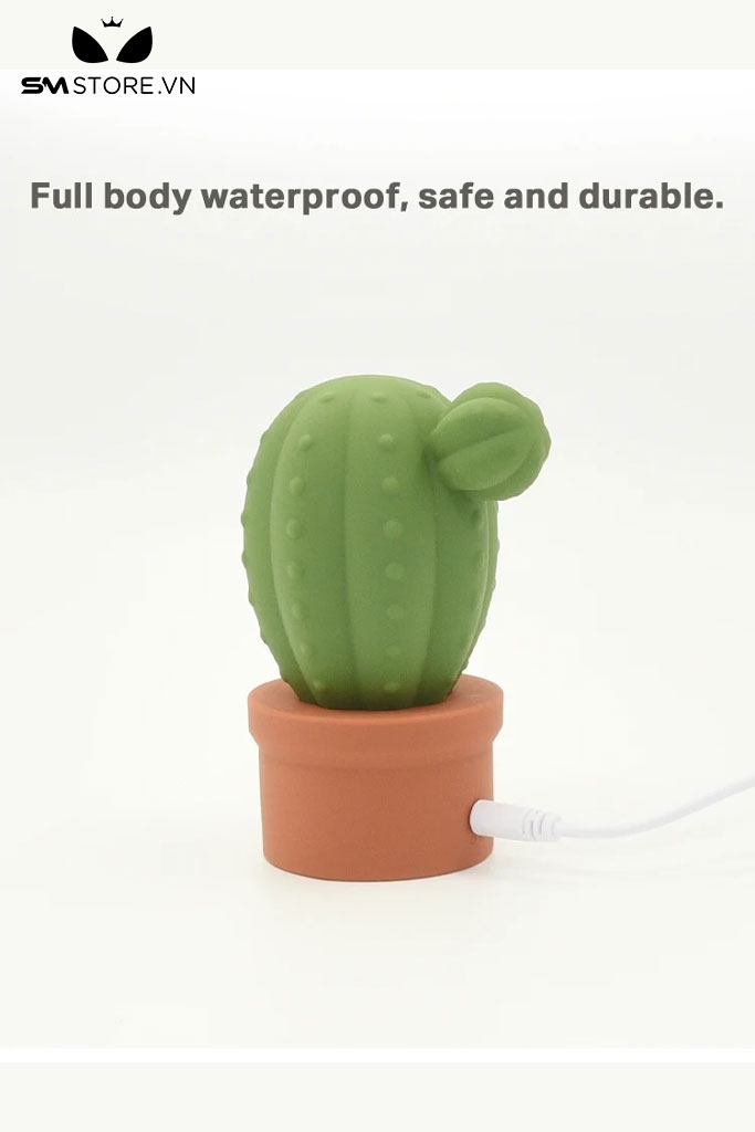 SMT3151 - Máy rung âm vật mini ngụy trang cây xương rồng có chậu
