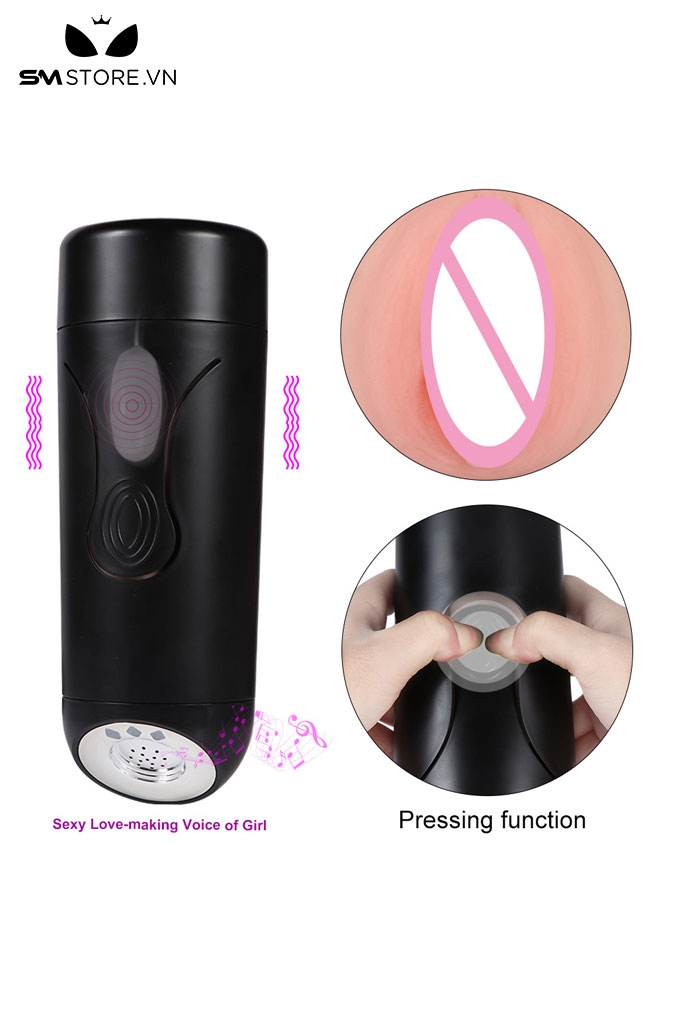 SMT3152 - Cốc thủ dâm có 10 tần số rung sạc điện và có thể tháo rời