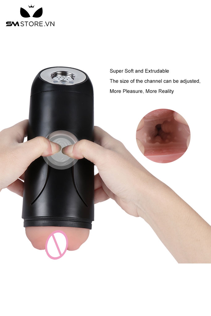 SMT3152 - Cốc thủ dâm có 10 tần số rung sạc điện và có thể tháo rời