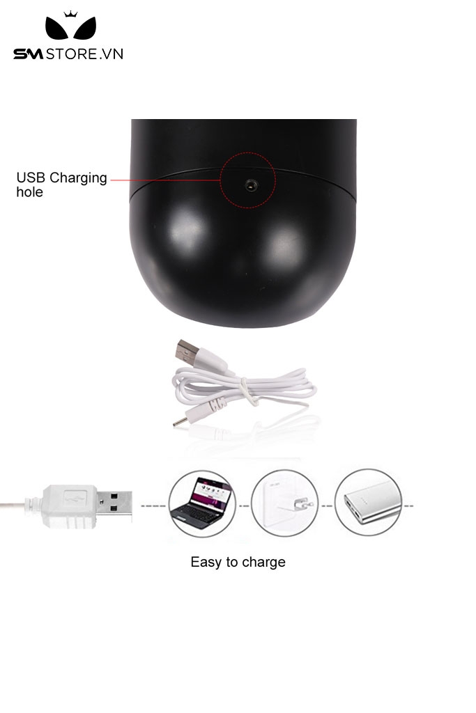 SMT3152 - Cốc thủ dâm có 10 tần số rung sạc điện và có thể tháo rời