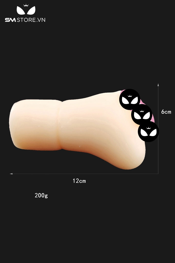 SMT3157 - Âm đạo giả giá rẻ chất liệu silicon co giãn cầm tay dài 12cm