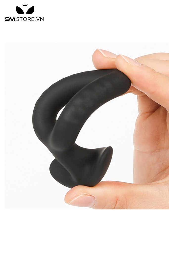 SMT3185 - Butt plug silicon co giãn đế công thiết kế hở giữa có 3 size