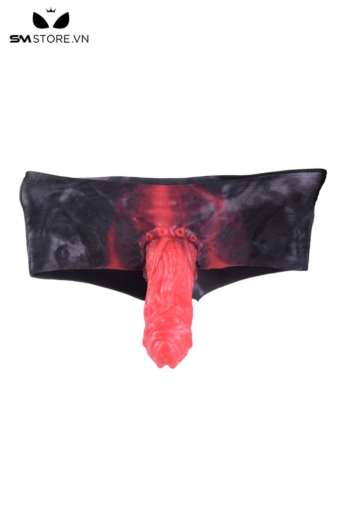 SMT3193 - Dương vật giả có quần monster có xúc tu bạch tuộc dài 19.2cm